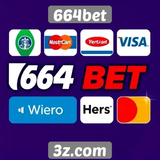 Métodos de pagamento diversificados no 664bet